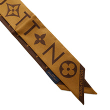 Load image into Gallery viewer, LOUIS VUITTON Scarf Infinity Monogram Bandeau BB BrownM90679 Silk 100%
