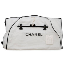 将图像加载到图库查看器中，CHANEL Camellia Ribbon Lace Skirt Size 36 White/BlackP77294 Cotton100% Sequins
