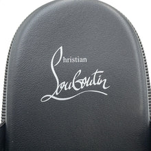 Load image into Gallery viewer, Christian Louboutin Flora Cool Flat Sandals Black3240159 Nappa Suede Rhinestone Size 38.5
