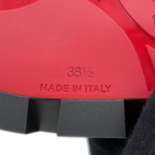 Load image into Gallery viewer, Christian Louboutin Flora Cool Flat Sandals Black3240159 Nappa Suede Rhinestone Size 38.5
