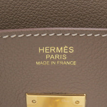 Load image into Gallery viewer, HERMES ShoulderBirkin Etoupe Evercolor Size 29
