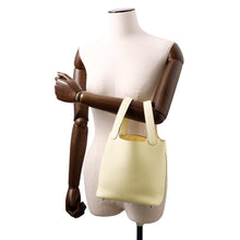 将图像加载到图库查看器中，HERMES Picotin Lock Jaune Milton Taurillon Clemence Size PM

