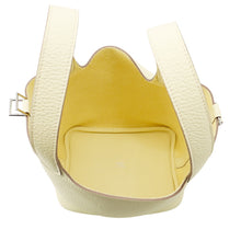 将图像加载到图库查看器中，HERMES Picotin Lock Jaune Milton Taurillon Clemence Size PM
