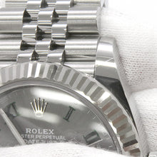 Load image into Gallery viewer, ROLEX Datejust 41 W41mm Stainless Steel K18WG Slate Dial126334
