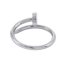 将图像加载到图库查看器中，CARTIER Juste Un Clou Ring Small Size 49/#9B4226000 18K White Gold
