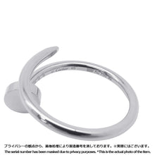 将图像加载到图库查看器中，CARTIER Juste Un Clou Ring Small Size 49/#9B4226000 18K White Gold
