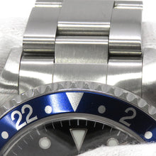将图像加载到图库查看器中，ROLEX GMT Master W40mm Stainless Steel Black Dial16700
