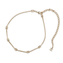 将图像加载到图库查看器中，CHANEL CC Logo Choker NecklaceABE255 Gold Plated
