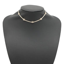 将图像加载到图库查看器中，CHANEL CC Logo Choker NecklaceABE255 Gold Plated
