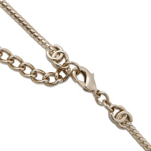 将图像加载到图库查看器中，CHANEL CC Logo Choker NecklaceABE255 Gold Plated
