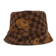 Load image into Gallery viewer, LOUIS VUITTON Monogram Landscape Reversible Bucket Hat Size L Brown/GrayM5261L Cotton100%
