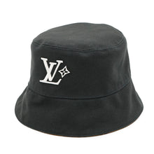 Load image into Gallery viewer, LOUIS VUITTON Monogram Landscape Reversible Bucket Hat Size L Brown/GrayM5261L Cotton100%
