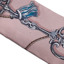 Load image into Gallery viewer, HERMES Twilly C&#39;est la Fête Blue Gacier/Rose Poudre/Gray Silk100%
