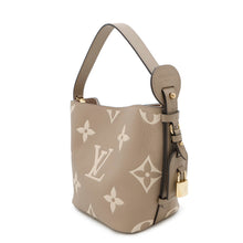 Load image into Gallery viewer, LOUIS VUITTON All In Taupe Gray / Creme WhiteM13045 Bicolor Monogram Empreinte Leather Size BB
