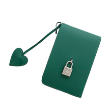 将图像加载到图库查看器中，HERMES Carne Secret Vert Moyen Swift Leather
