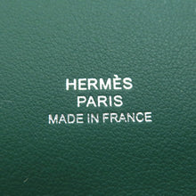 将图像加载到图库查看器中，HERMES Carne Secret Vert Moyen Swift Leather
