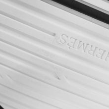 Load image into Gallery viewer, HERMES Sneakers Kiddy White Calf Leather Chevre Velor Size 37
