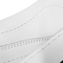 Load image into Gallery viewer, HERMES Sneakers Kiddy White Calf Leather Chevre Velor Size 37
