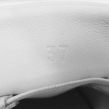 Load image into Gallery viewer, HERMES Sneakers Kiddy White Calf Leather Chevre Velor Size 37
