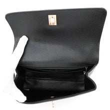 将图像加载到图库查看器中，CHANEL CC Logo Top Handle Bag Black Caviar Leather
