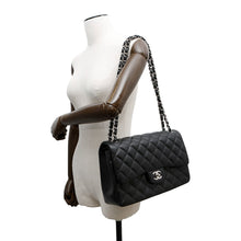 Load image into Gallery viewer, CHANEL Matelasse W Flap ChainShoulder Bag BlackA58600 Lambskin Size 30
