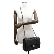 Load image into Gallery viewer, CHANEL Matelasse W Flap ChainShoulder Bag BlackA58600 Lambskin Size 30
