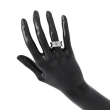 将图像加载到图库查看器中，BVLGARI B-zero1 2 band Ring Size 51 18K White Gold
