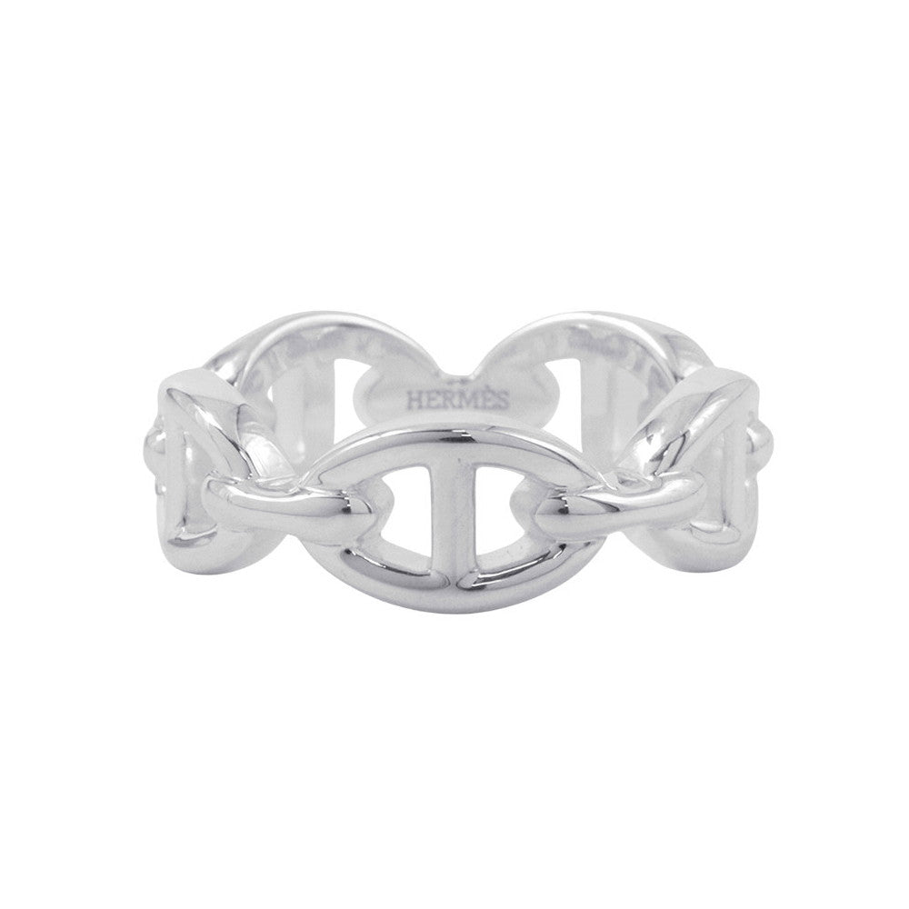 HERMES Chaine d'Ancre Anchene Ring Size PM/53/#13 SV925