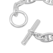 Load image into Gallery viewer, HERMES ★Chaine d&#39;Ancre Bracelet 11 links Size GM SV925
