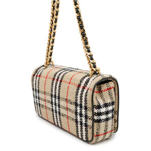 将图像加载到图库查看器中，BURBERRY Lola Vintage Check Shoulder Bag Beige8063080 Canvas Size Small
