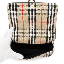 将图像加载到图库查看器中，BURBERRY Lola Vintage Check Shoulder Bag Beige8063080 Canvas Size Small
