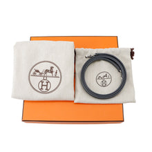 将图像加载到图库查看器中，HERMES Mini Kelly 2 Ardoise Epsom

