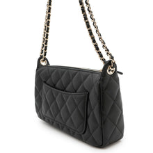 将图像加载到图库查看器中，CHANEL Timeless Classics Matelasse ChainClutch BlackAP4704 Caviar Leather
