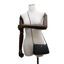 将图像加载到图库查看器中，CHANEL Timeless Classics Matelasse ChainClutch BlackAP4704 Caviar Leather
