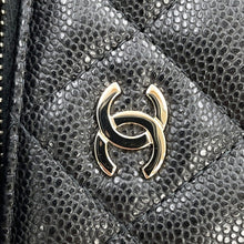 将图像加载到图库查看器中，CHANEL Timeless Classics Matelasse ChainClutch BlackAP4704 Caviar Leather
