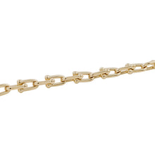 将图像加载到图库查看器中，TIFFANY&amp;Co. Hardware Small Link Necklace Size Small60153062 18K Yellow Gold
