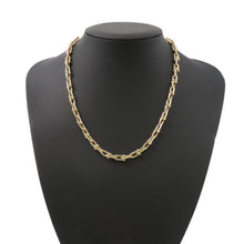 将图像加载到图库查看器中，TIFFANY&amp;Co. Hardware Small Link Necklace Size Small60153062 18K Yellow Gold
