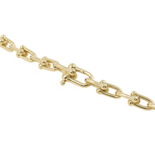 将图像加载到图库查看器中，TIFFANY&amp;Co. Hardware Small Link Necklace Size Small60153062 18K Yellow Gold
