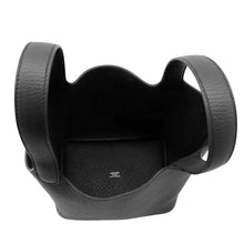 将图像加载到图库查看器中，HERMES Picotin Lock Black Taurillon Clemence Size PM

