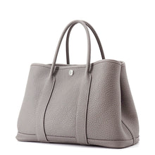 Load image into Gallery viewer, HERMES Garden Party Gris Meyer Negonda Leather Size TPM

