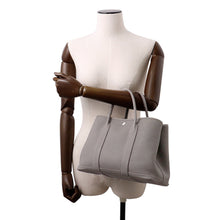 Load image into Gallery viewer, HERMES Garden Party Gris Meyer Negonda Leather Size TPM
