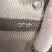 Load image into Gallery viewer, HERMES Garden Party Gris Meyer Negonda Leather Size TPM
