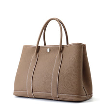 将图像加载到图库查看器中，HERMES Garden Party Etoupe Negonda Leather Size TPM
