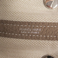 将图像加载到图库查看器中，HERMES Garden Party Etoupe Negonda Leather Size TPM
