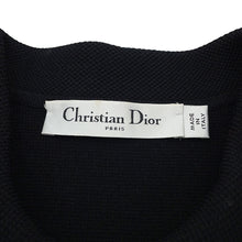 Load image into Gallery viewer, Dior Cropped Knit Jacket Size 34 Black324V53BM512 Rayon74% Polyester15% Nylon10% Polyurethane1%
