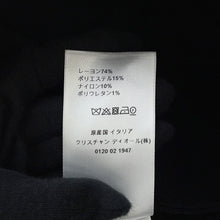 Load image into Gallery viewer, Dior Cropped Knit Jacket Size 34 Black324V53BM512 Rayon74% Polyester15% Nylon10% Polyurethane1%
