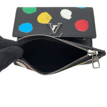 Load image into Gallery viewer, LOUIS VUITTON LV X YK Portefeuille Capucines Compact Noir/MulticolorM81963 Taurillon Leather
