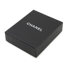 Load image into Gallery viewer, CHANEL Camellia CC Logo Chain Brooch Black Gold Plated Enamel
