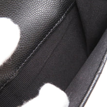 将图像加载到图库查看器中，CHANEL Matelasse Tri-fold Wallet BlackAP3518 Caviar Leather
