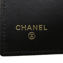 将图像加载到图库查看器中，CHANEL Matelasse Tri-fold Wallet BlackAP3518 Caviar Leather
